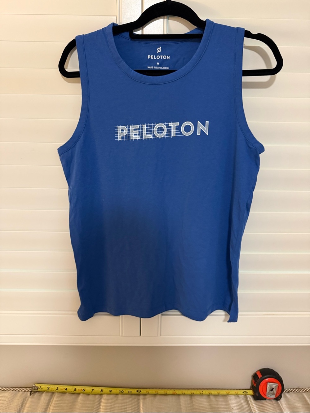 Peloton Royal Blue “ MAKE YOUR MARK” sleeveless Muscle Tank